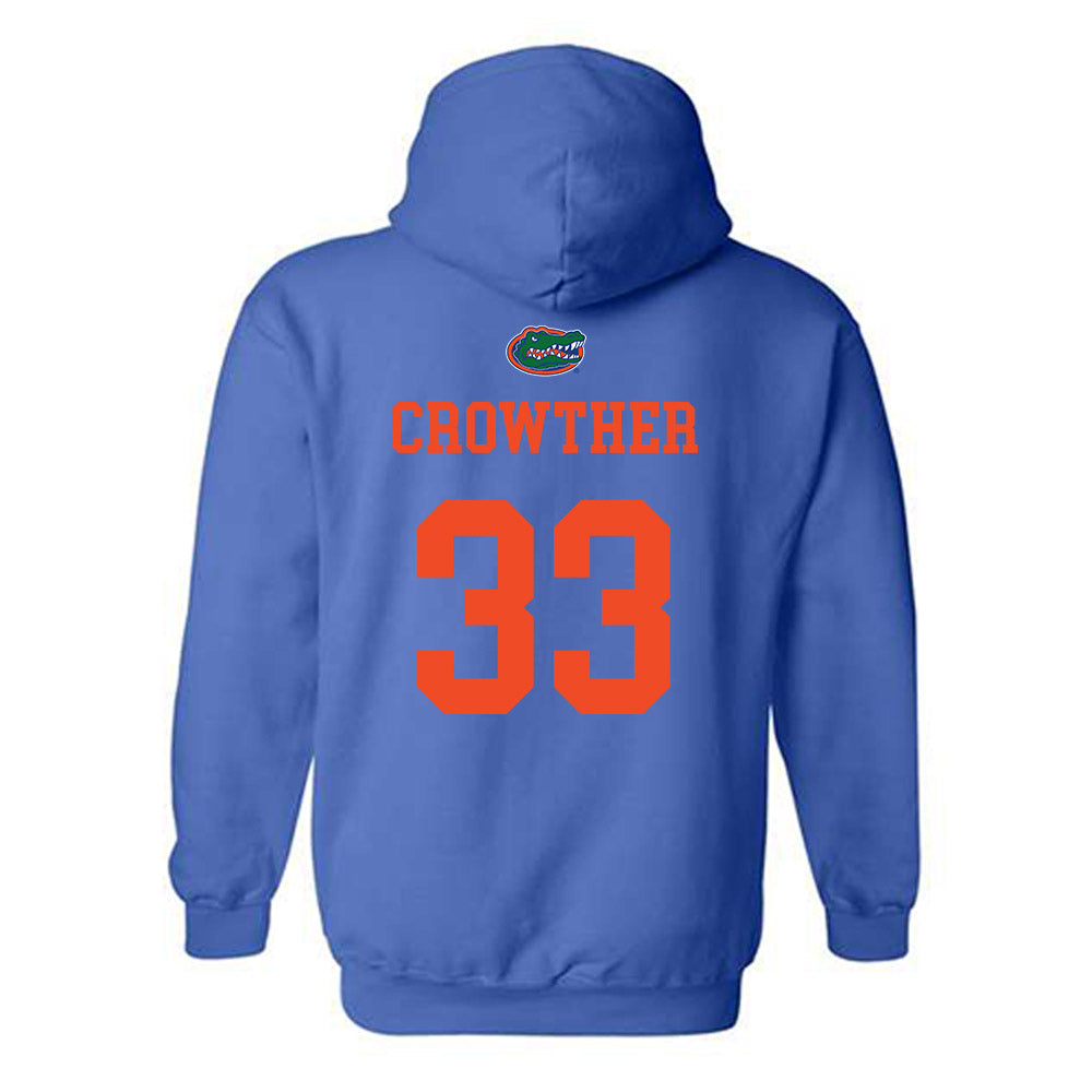 Florida - NCAA Women's Lacrosse : Paige Crowther - Generic Shersey Hooded Sweatshirt-1