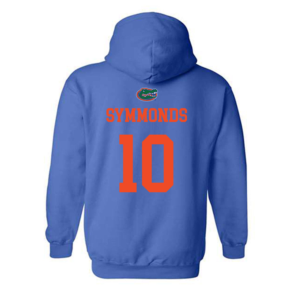 Florida - NCAA Women's Soccer : Adia Symmonds - Generic Shersey Hooded Sweatshirt-1
