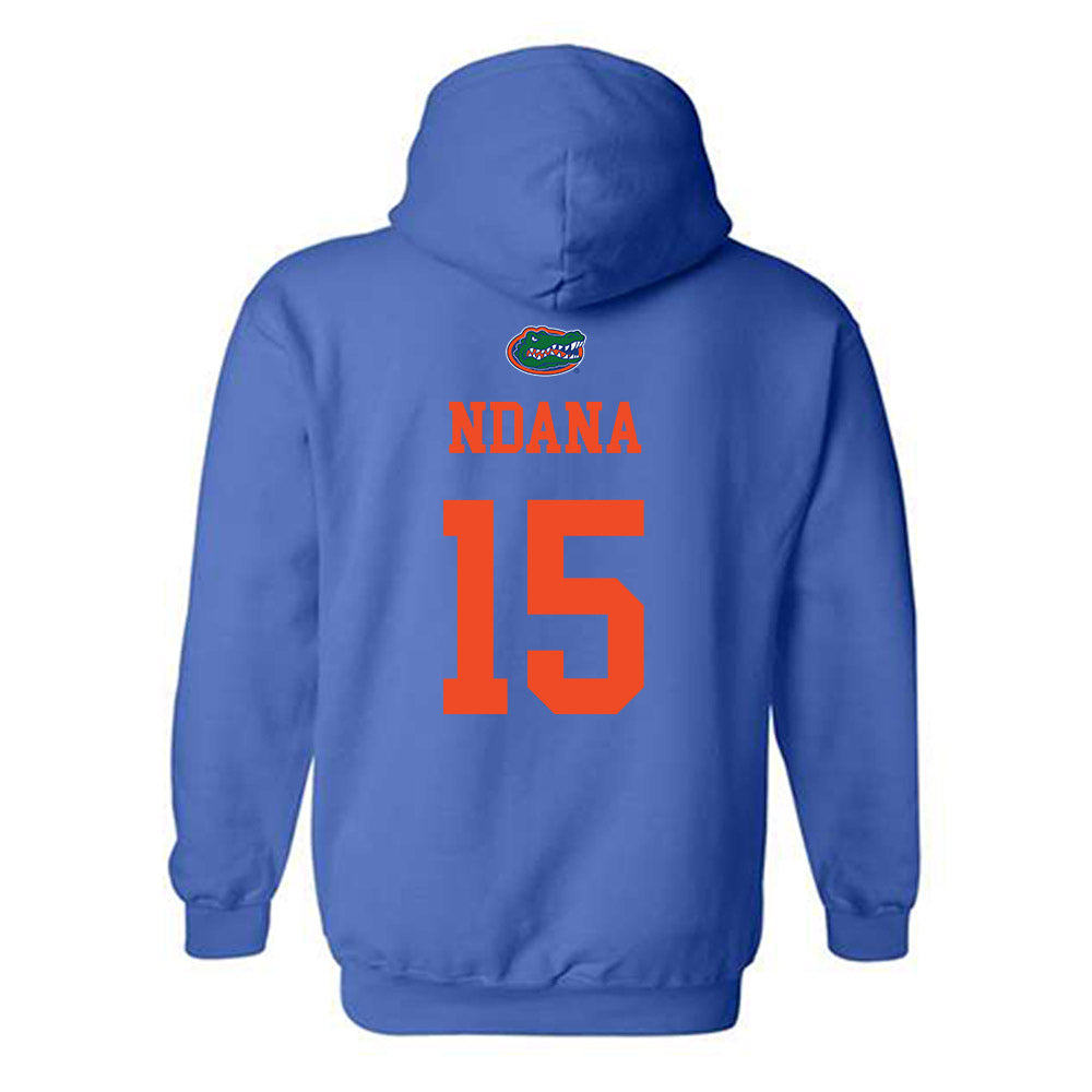 Florida - NCAA Women's Soccer : Conamora Ndana - Generic Shersey Hooded Sweatshirt-1