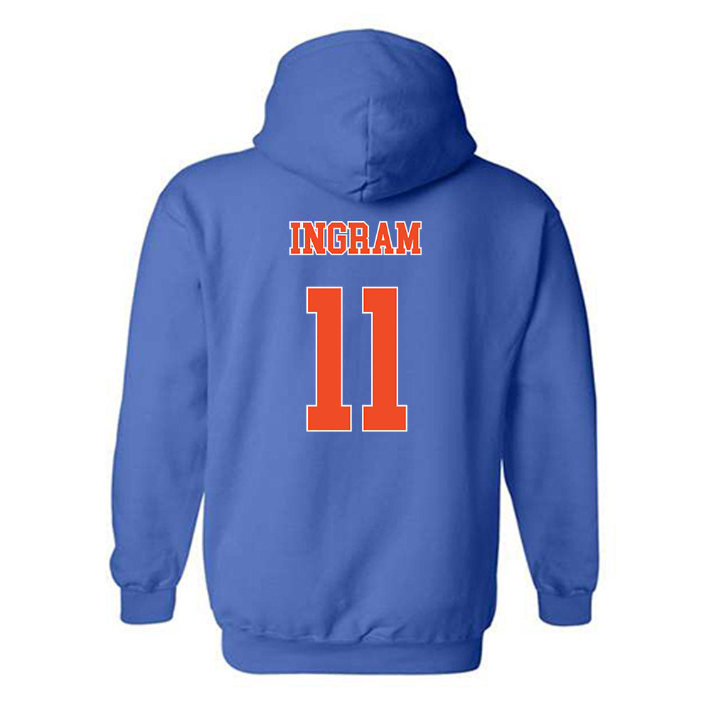 Florida - NCAA Men's Basketball : CJ Ingram - Classic Shresey Hooded Sweatshirt-1