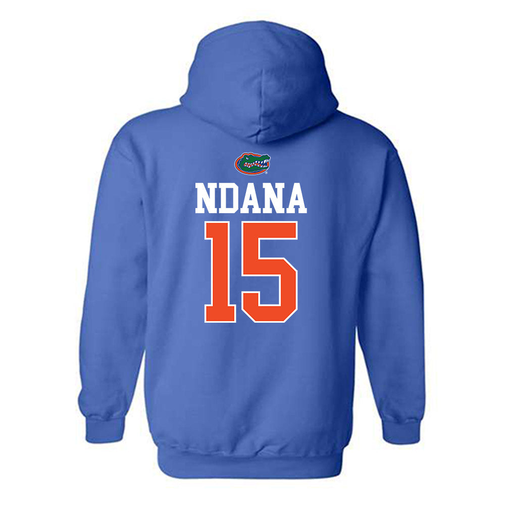 Florida - NCAA Women's Soccer : Conamora Ndana - Generic Shersey Hooded Sweatshirt-1