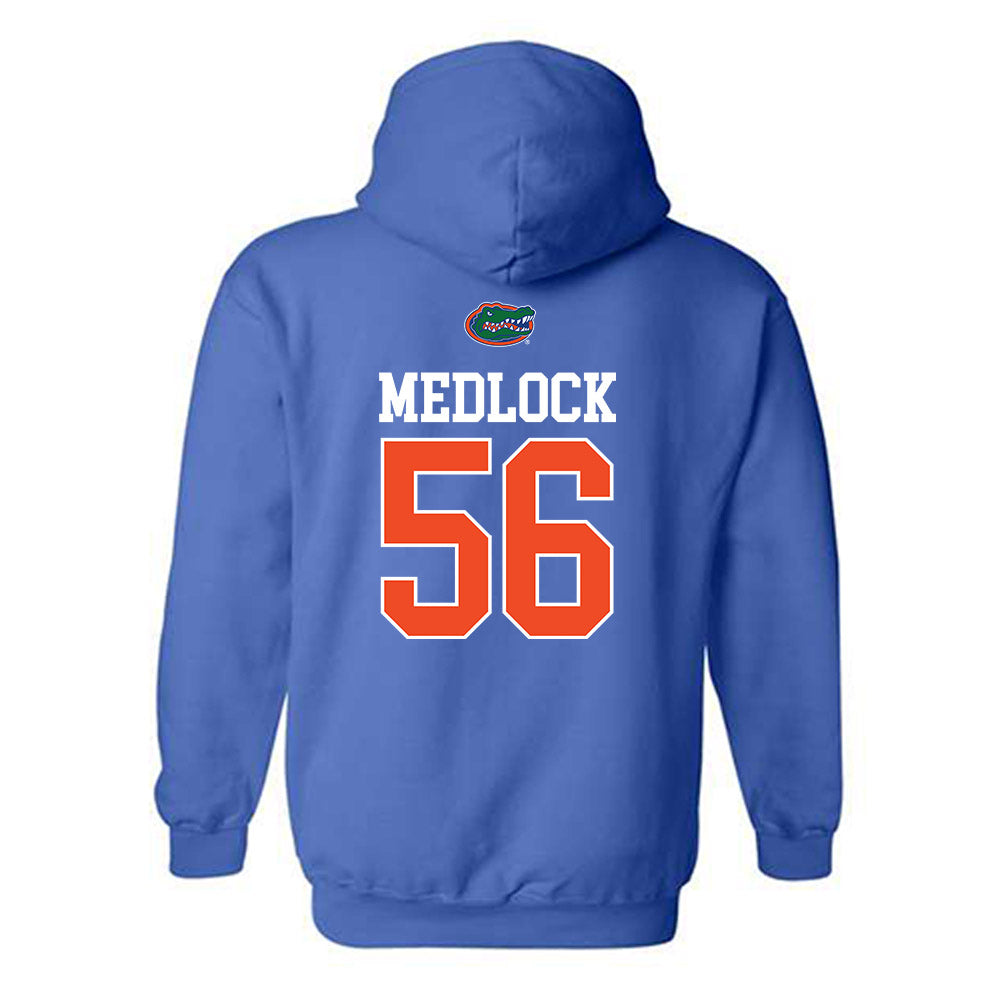 Florida - NCAA Football : Jahari Medlock - Generic Shersey Hooded Sweatshirt-1