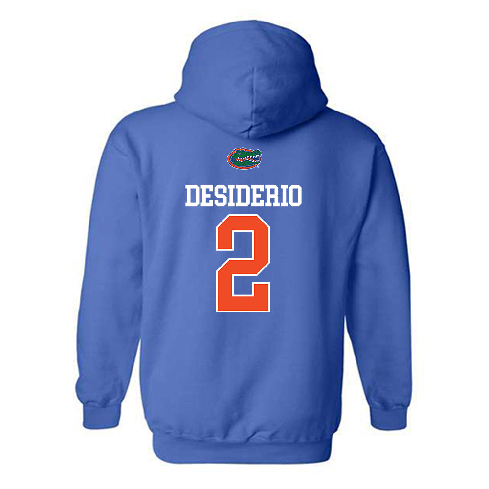 Florida - NCAA Softball : Giulia Desiderio - Generic Shersey Hooded Sweatshirt-1