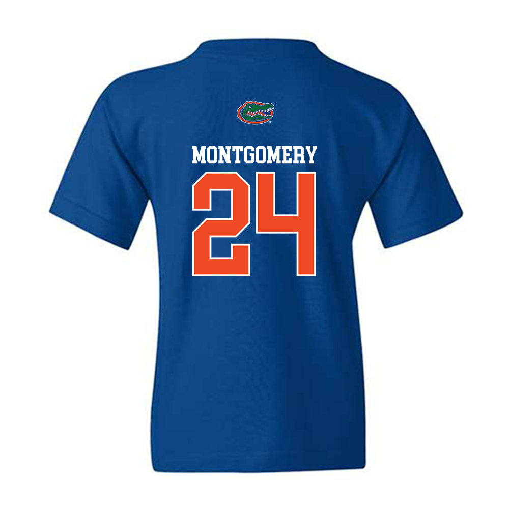 Florida - NCAA Football : London Montgomery - Generic Shersey Youth T-Shirt-1