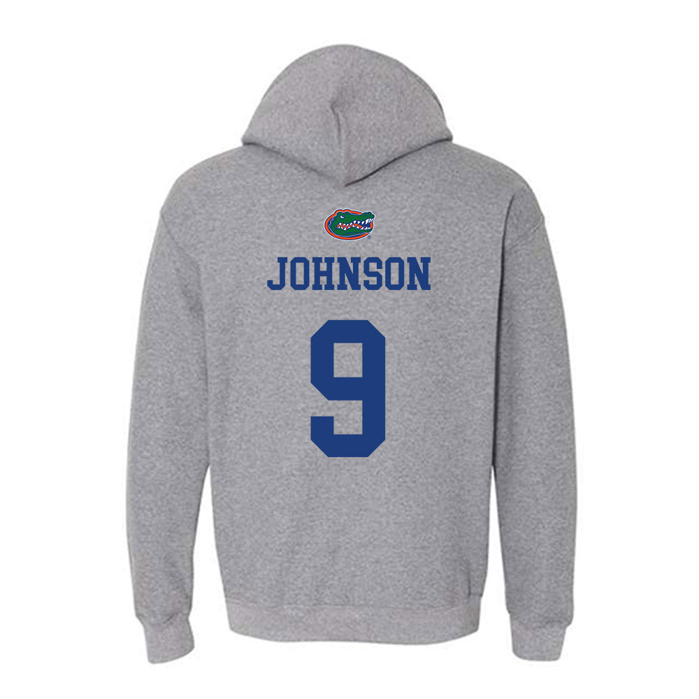 Florida - NCAA Women's Lacrosse : Gabi Johnson - Sports Shersey Hooded Sweatshirt-1