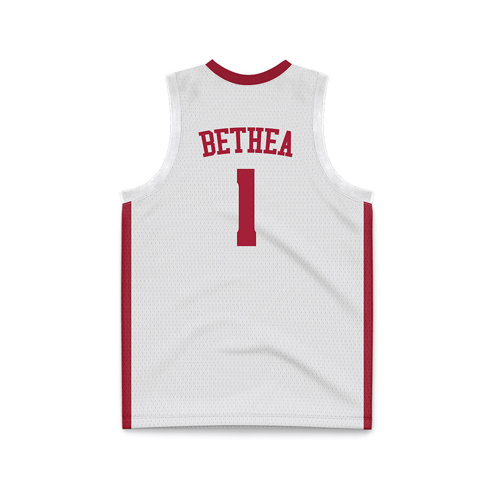 Alabama - NCAA Men's Basketball : Jalil Bethea - White Basketball Jersey-3