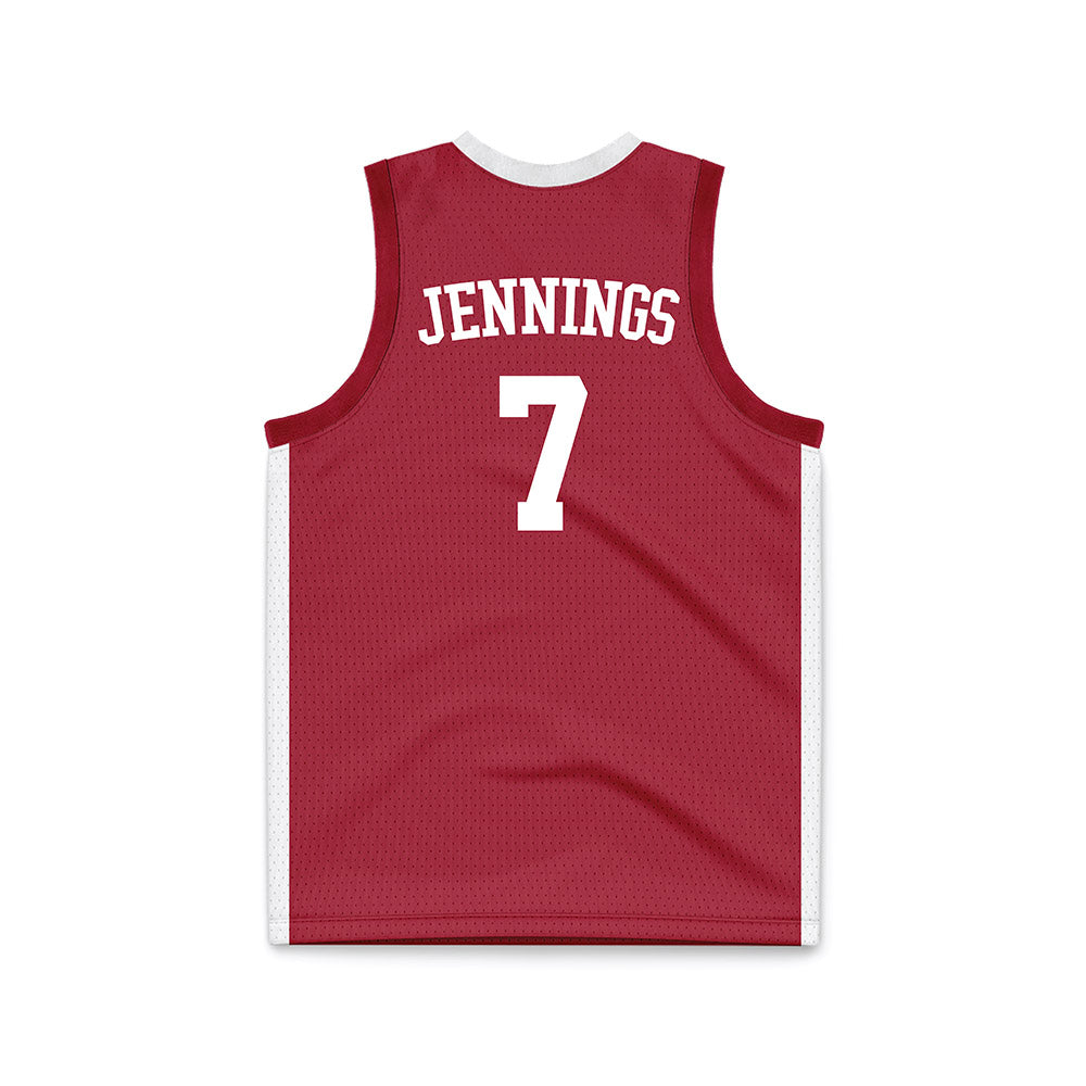 Alabama - NCAA Women's Basketball : Waiata Jennings - Crimson Basketball Jersey-1