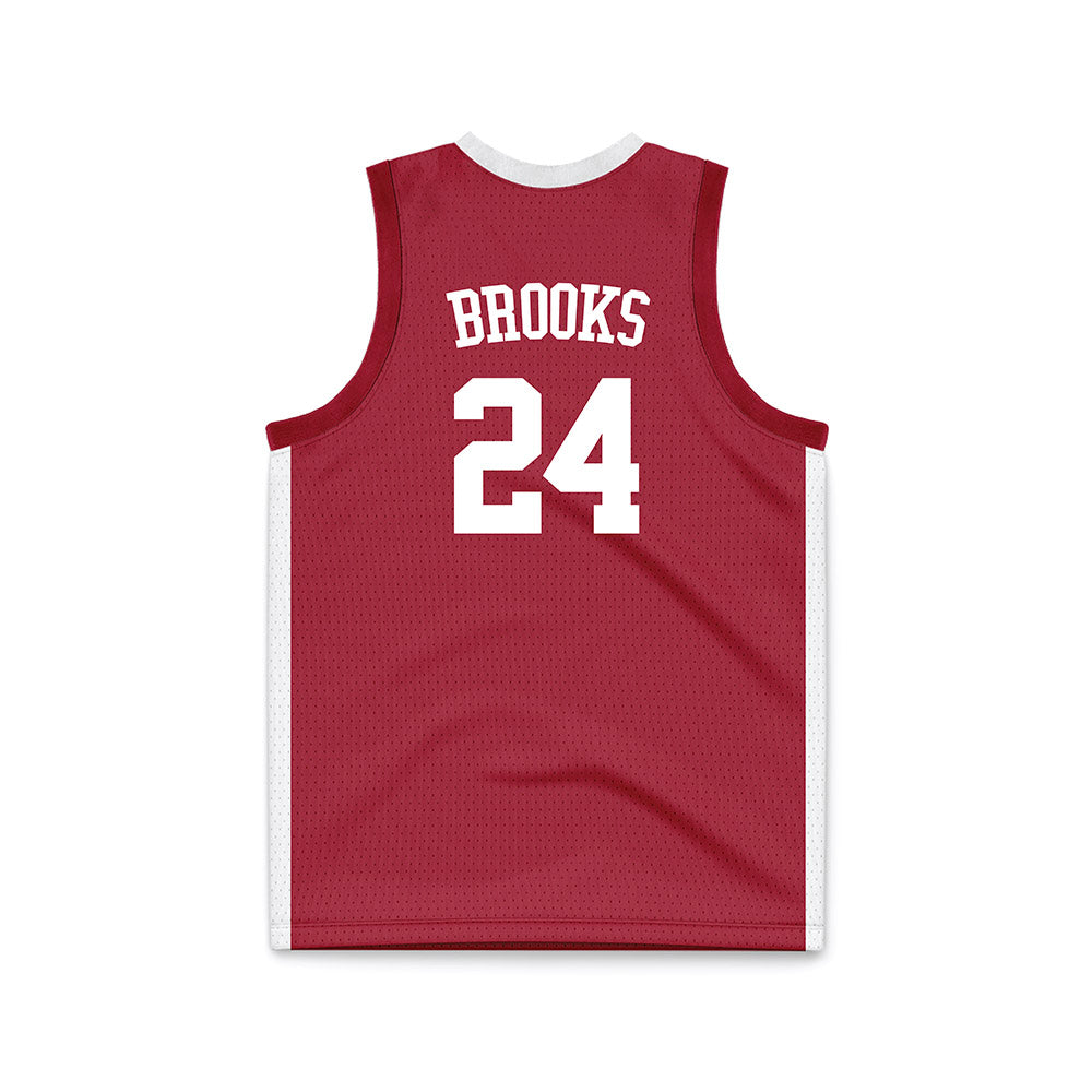 Alabama - NCAA Women's Basketball : Leah Brooks - Crimson Basketball Jersey-1