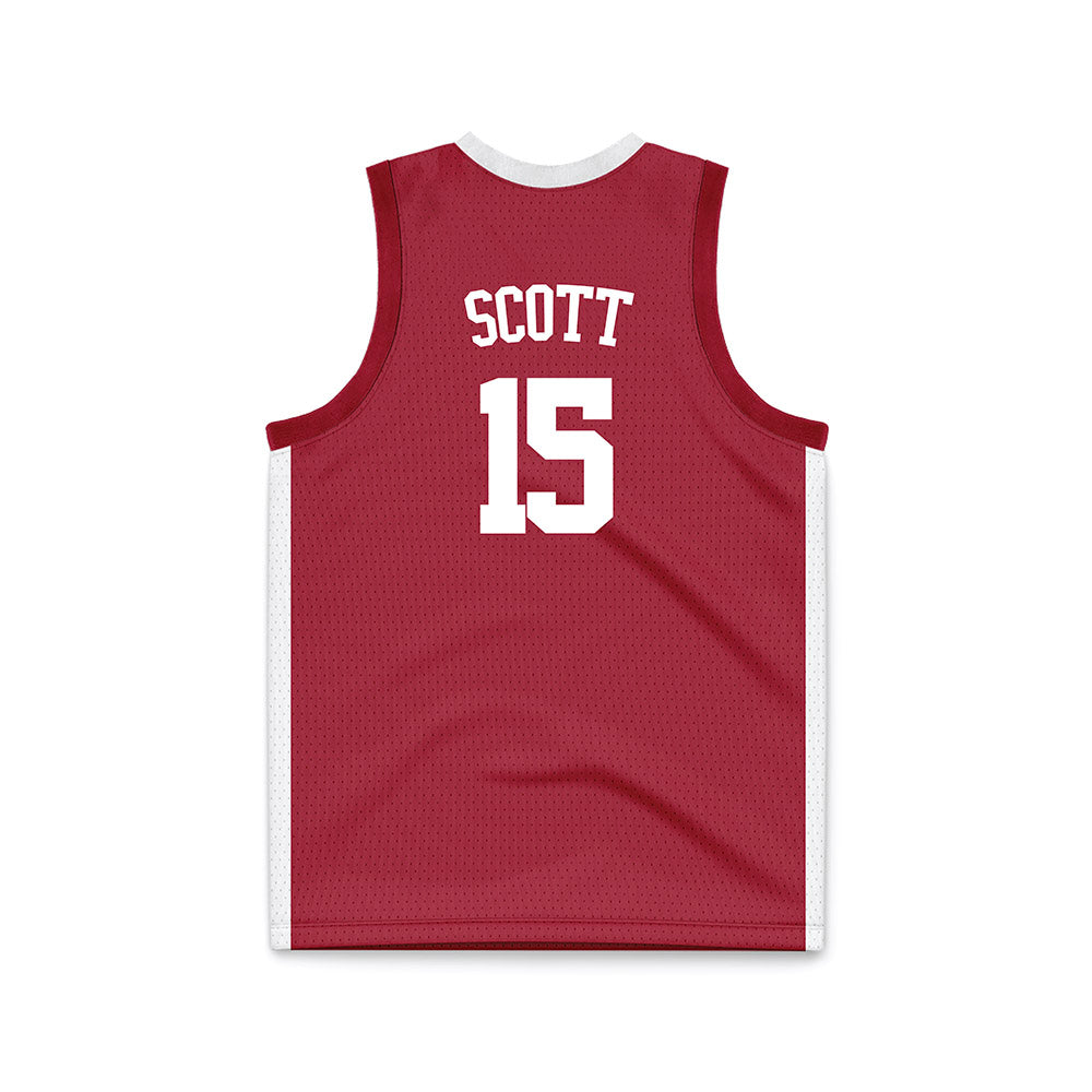 Alabama - NCAA Women's Basketball : Ta'Mia Scott - Crimson Basketball Jersey-1