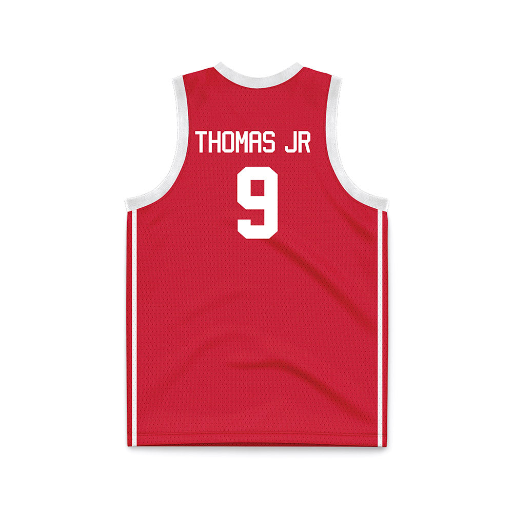 Houston - NCAA Men's Basketball : Dedan Thomas Jr. - Red Basketball Jersey-1