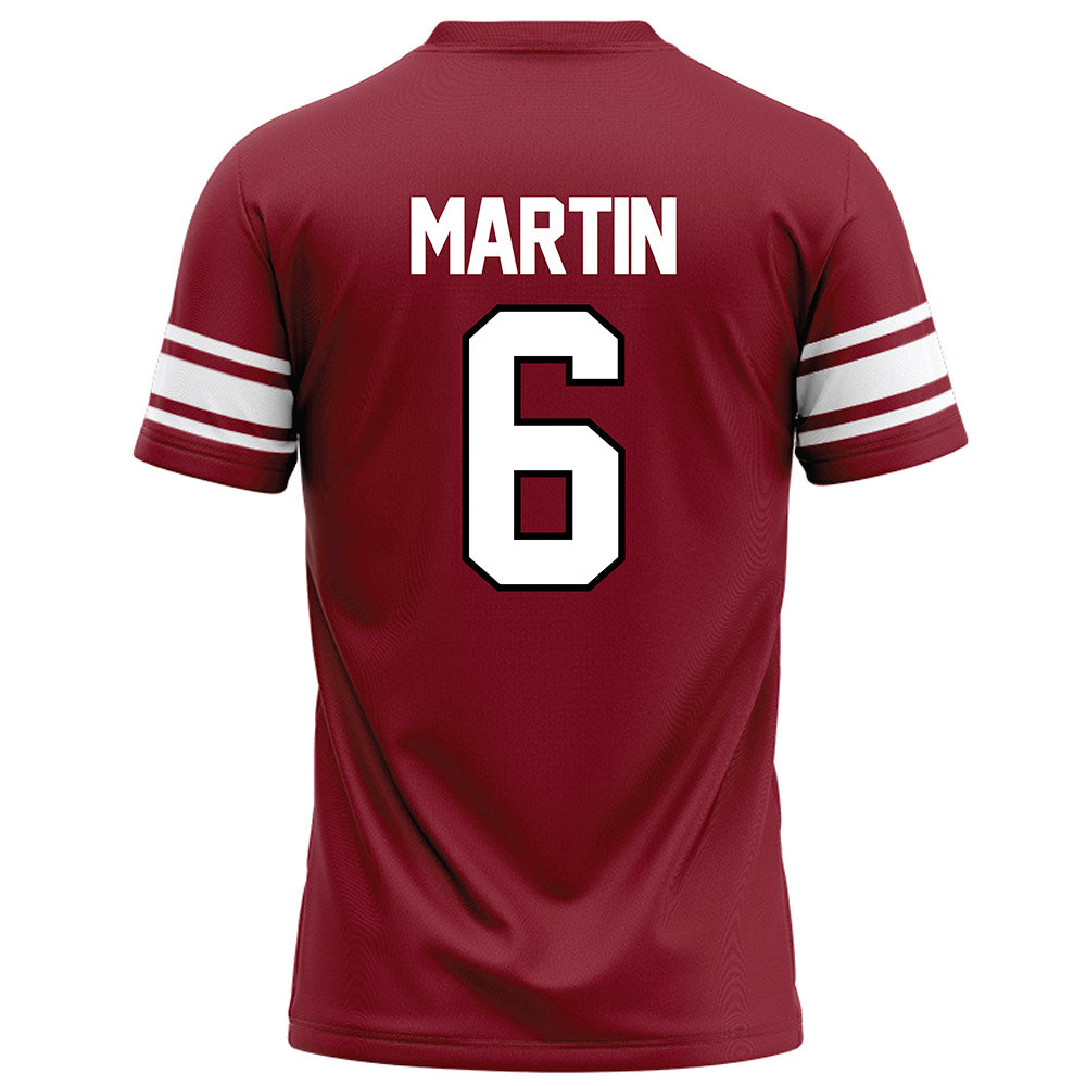 NCCU - NCAA Football : Jakarri Martin - Maroon Football Jersey-1