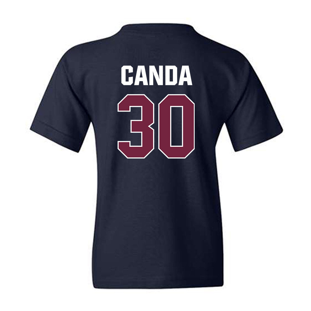FDU - NCAA Men's Basketball : Andrew Canda - Youth T-Shirt-1