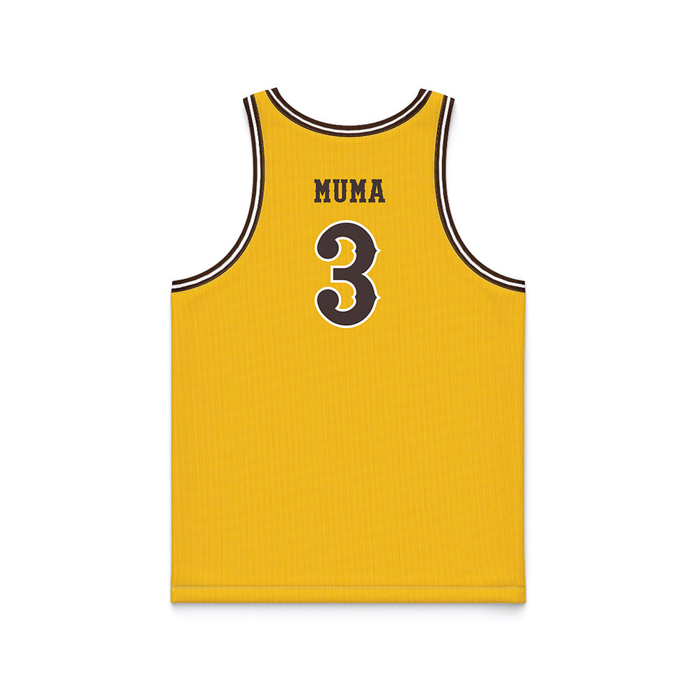 Wyoming - NCAA Women's Basketball : Payton Muma - Gold Basketball Jersey