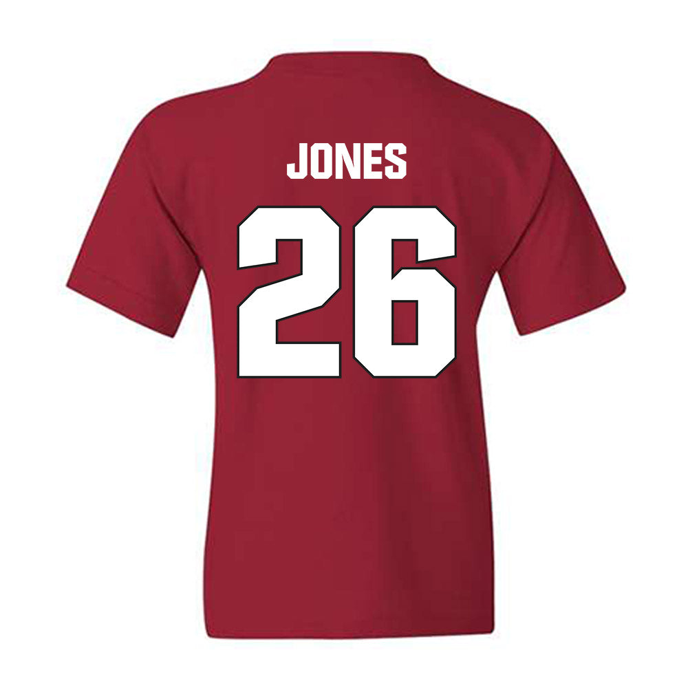 NC State - NCAA Football : Isiah Jones - Sports Shersey Youth T-Shirt-1