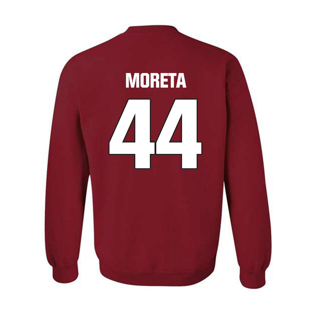 NC State - NCAA Football : Jordan Moreta - Sports Shersey Crewneck Sweatshirt-1