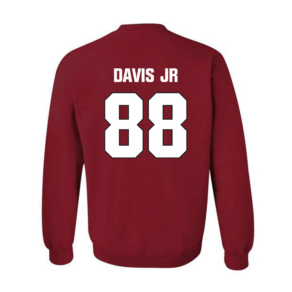 NC State - NCAA Football : Lamaris Davis Jr - Sports Shersey Crewneck Sweatshirt-1