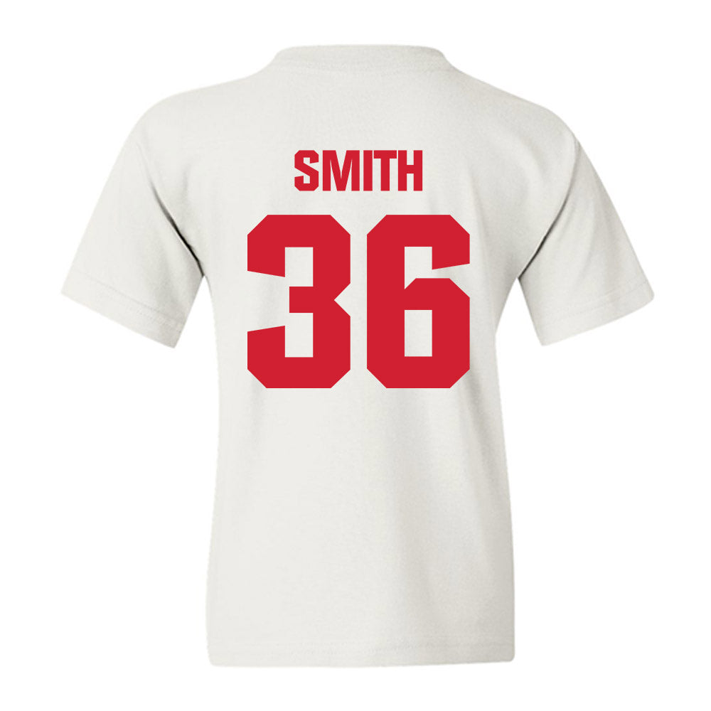 NC State - NCAA Baseball : Jacob Smith - Classic Shersey Youth T-Shirt-1