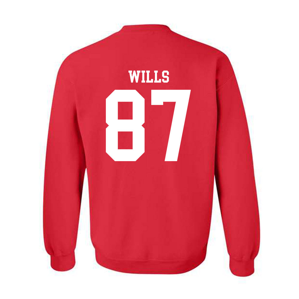 Nebraska - NCAA Football : Jack Wills - Fashion Shersey Crewneck Sweatshirt-1