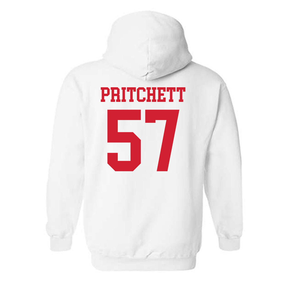 Nebraska - NCAA Football : Elijah Pritchett - Generic Shersey Hooded Sweatshirt-1