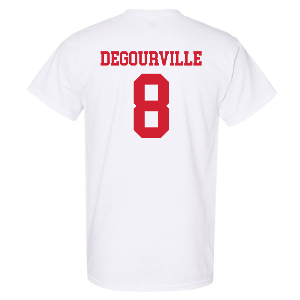 Nebraska - NCAA Men's Basketball : Taj Degourville - Generic Shersey T-Shirt-1