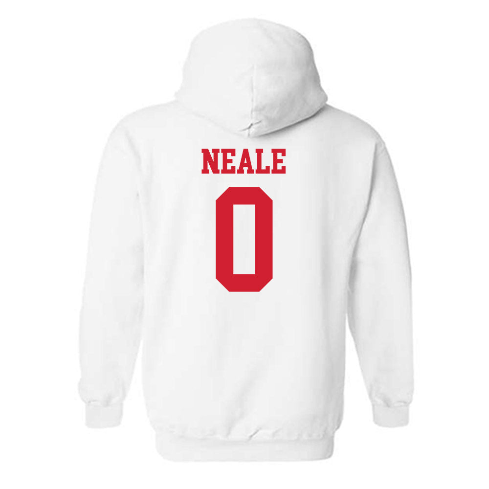 Nebraska - NCAA Women's Basketball : Alanna Neale - Generic Shersey Hooded Sweatshirt-1