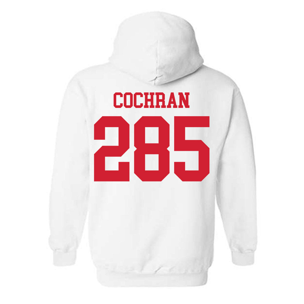 Nebraska - NCAA Wrestling : Lucas Cochran - Generic Shersey Hooded Sweatshirt-1