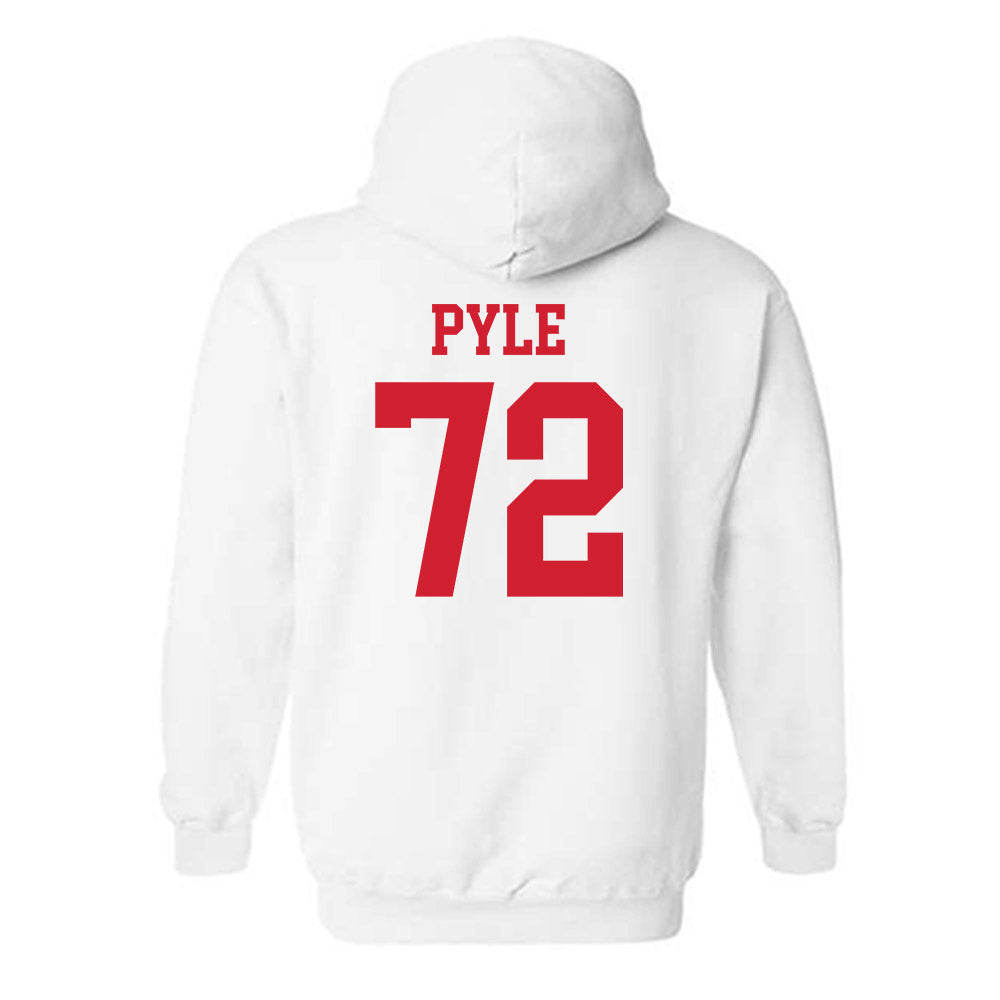 Nebraska - NCAA Football : Gibson Pyle - Generic Shersey Hooded Sweatshirt-1