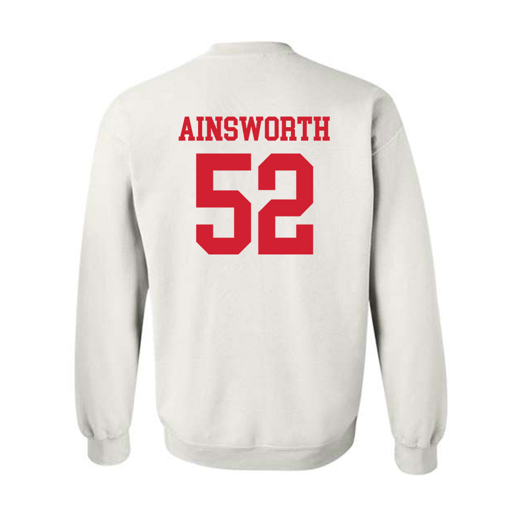 Nebraska - NCAA Football : Hayden Ainsworth - Generic Shersey Crewneck Sweatshirt-1