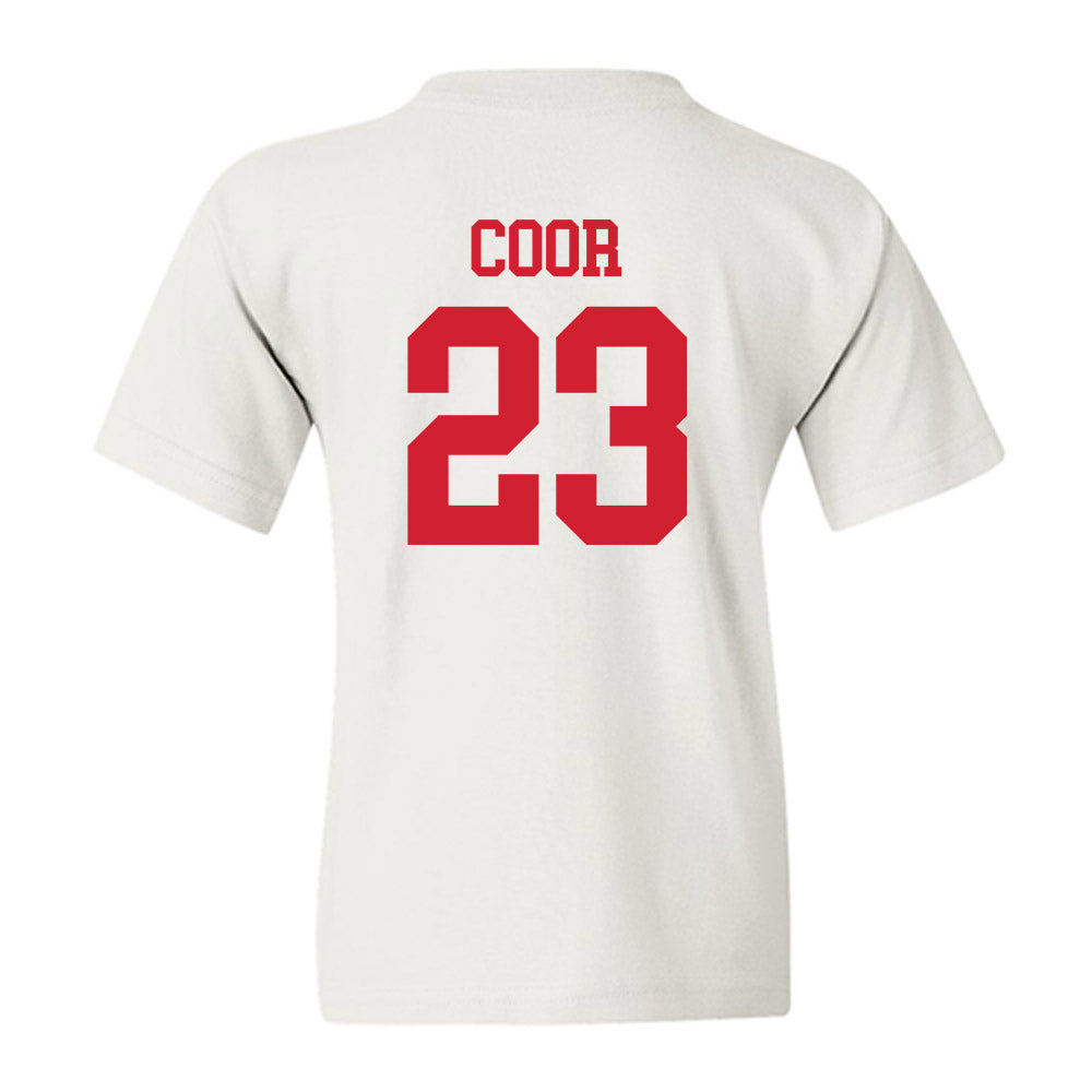 Nebraska - NCAA Softball : Hannah Coor - Generic Shersey Youth T-Shirt-1