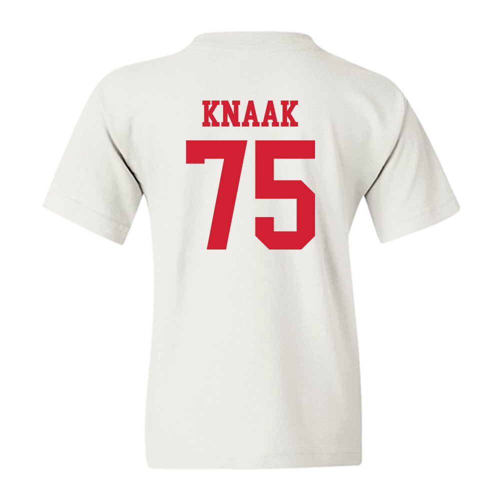 Nebraska - NCAA Football : Tyler Knaak - Generic Shersey Youth T-Shirt-1