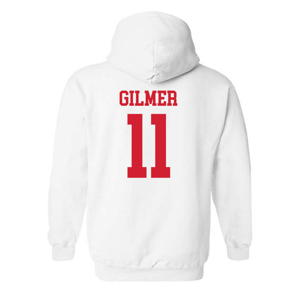 Nebraska - NCAA Football : Kwazi Gilmer - Generic Shersey Hooded Sweatshirt-1