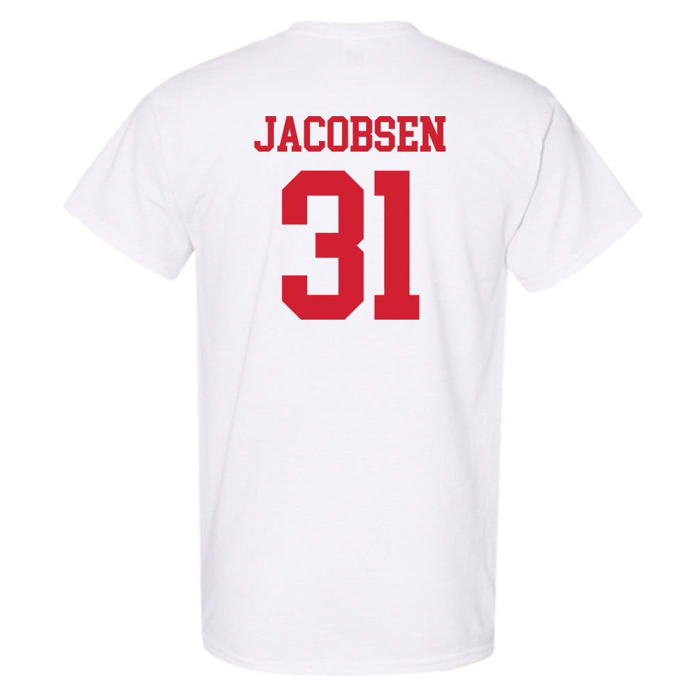 Nebraska - NCAA Men's Basketball : Cale Jacobsen - Generic Shersey T-Shirt-1
