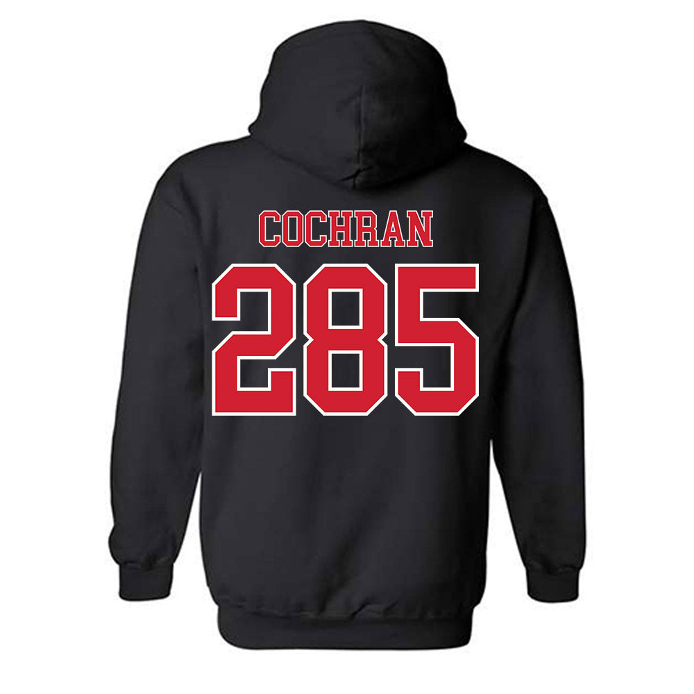Nebraska - NCAA Wrestling : Lucas Cochran - Generic Shersey Hooded Sweatshirt-1