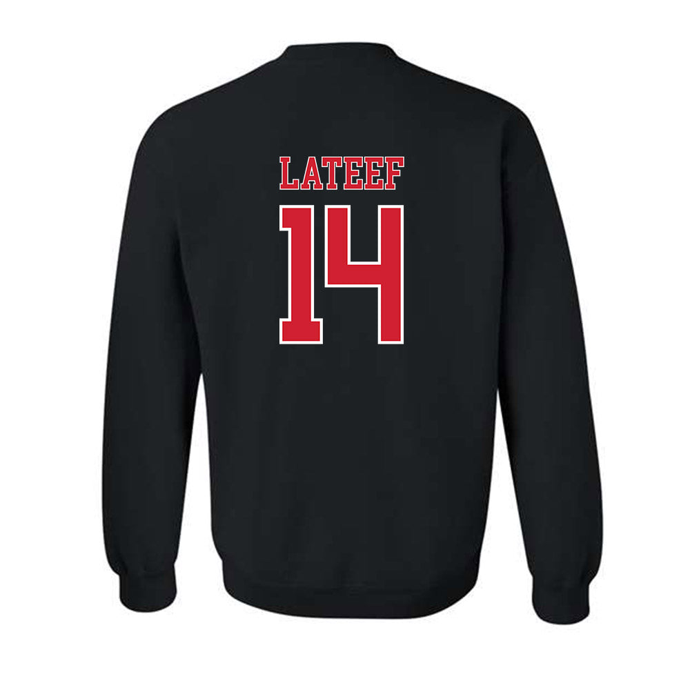 Nebraska - NCAA Football : TJ Lateef - Generic Shersey Crewneck Sweatshirt-1