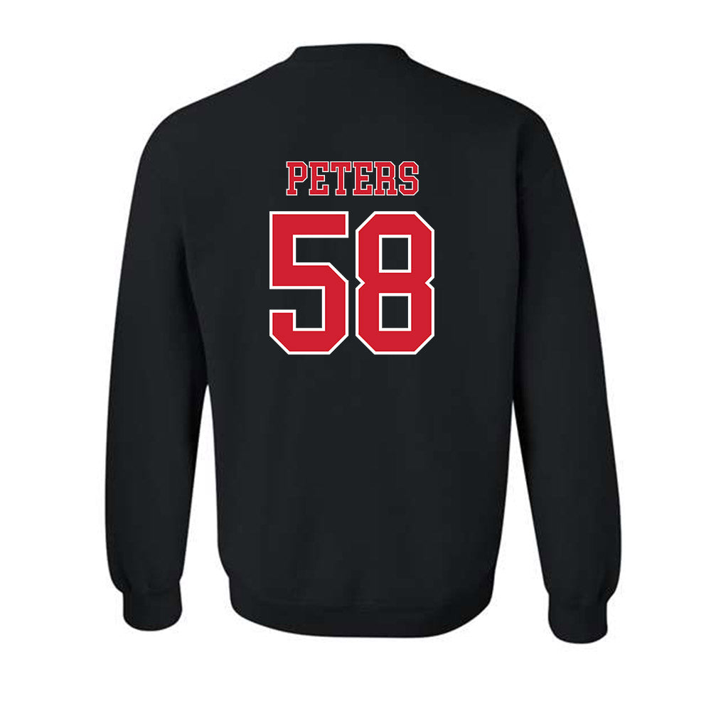 Nebraska - NCAA Football : Jake Peters - Generic Shersey Crewneck Sweatshirt-1
