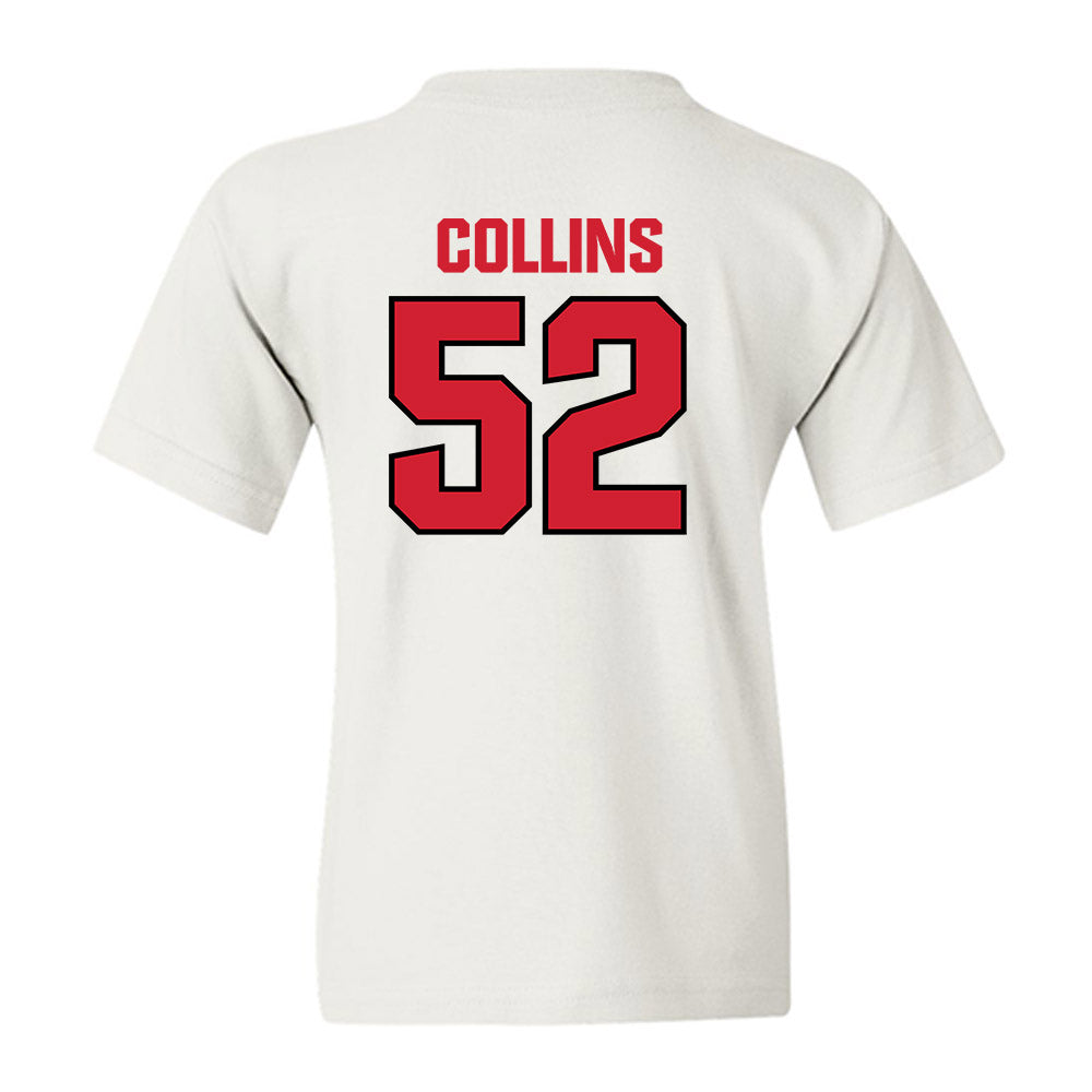 NC State - NCAA Football : David Collins - Classic Shersey Youth T-Shirt-1