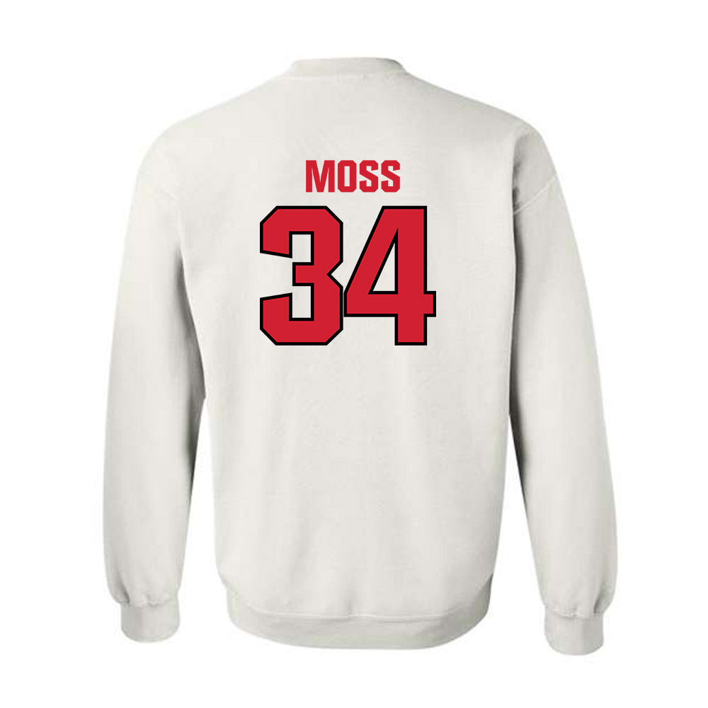 NC State - NCAA Football : Noah Moss - Classic Shersey Crewneck Sweatshirt-1