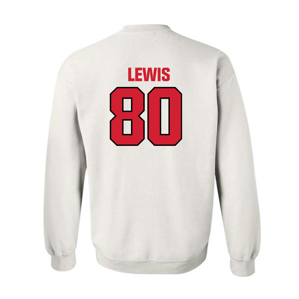 NC State - NCAA Football : Damaad Lewis - Classic Shersey Crewneck Sweatshirt-1