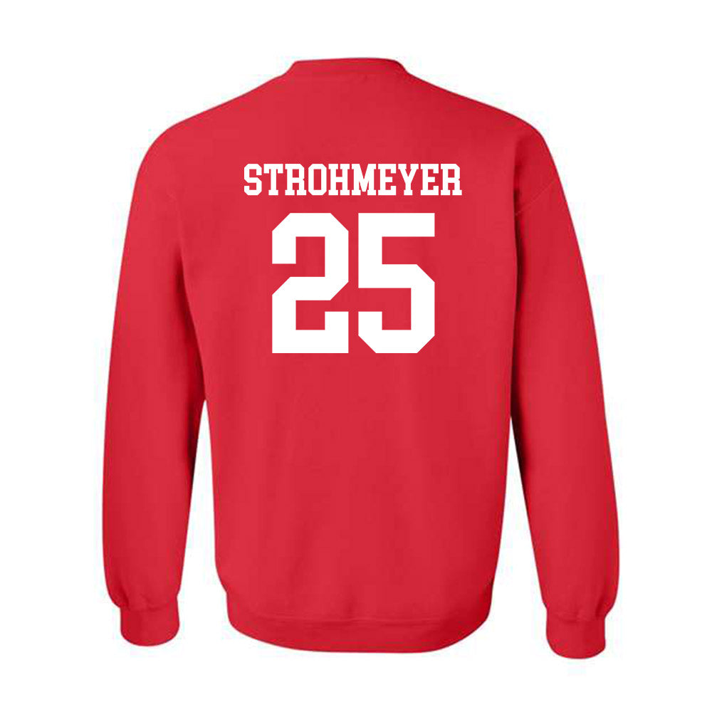 Nebraska - NCAA Baseball : Reed Strohmeyer - Sports Shersey Crewneck Sweatshirt-1
