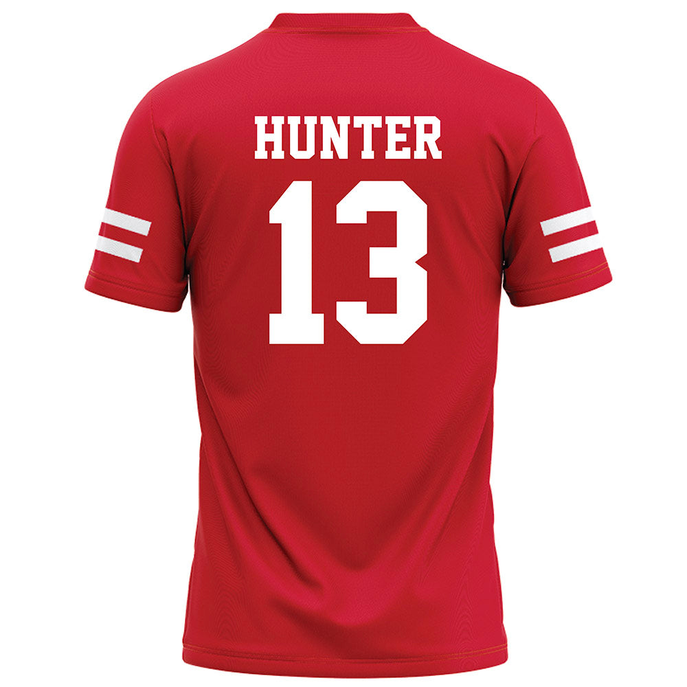 Nebraska - NCAA Football : Nyziah Hunter - Red Football Jersey-1