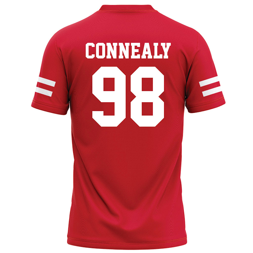 Nebraska - NCAA Football : Conor Connealy - Red Football Jersey