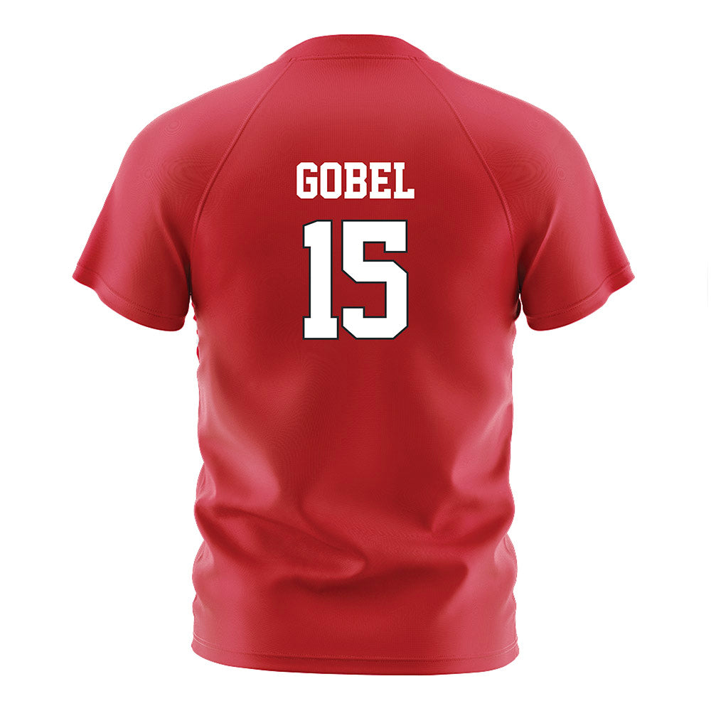 Nebraska - NCAA Women's Soccer : Alexa Gobel - Red Soccer Jersey-1