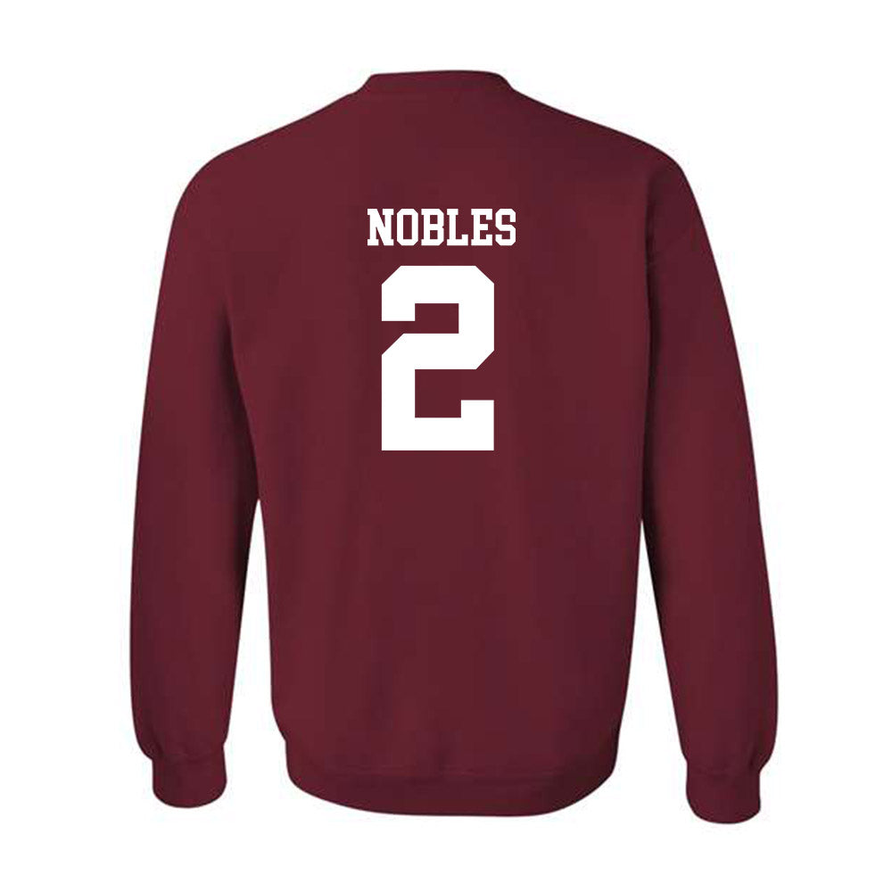 UMass - NCAA Football : Joshua Nobles - Generic Shersey Crewneck Sweatshirt-1