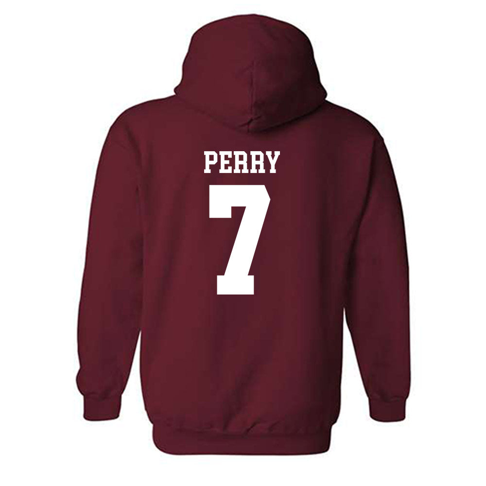 UMass - NCAA Football : Will Perry - Generic Shersey Hooded Sweatshirt-1