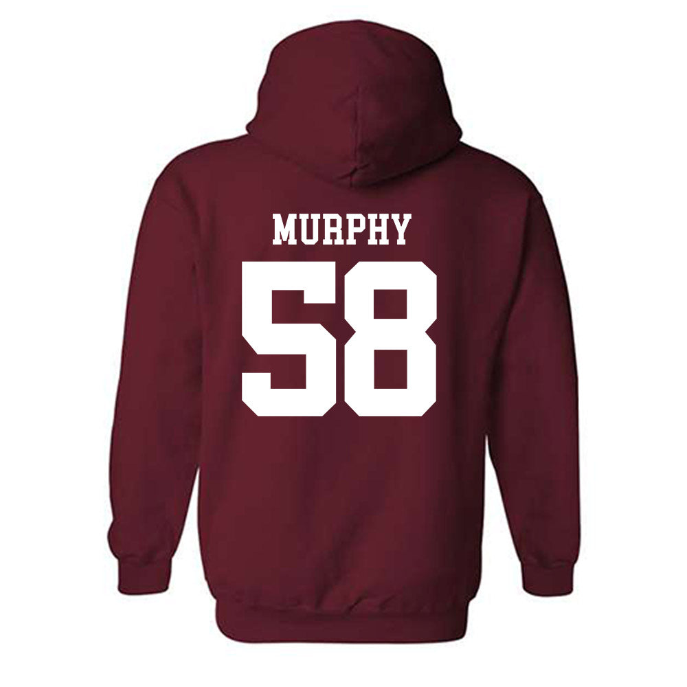 UMass - NCAA Football : Donovan Murphy - Generic Shersey Hooded Sweatshirt-1