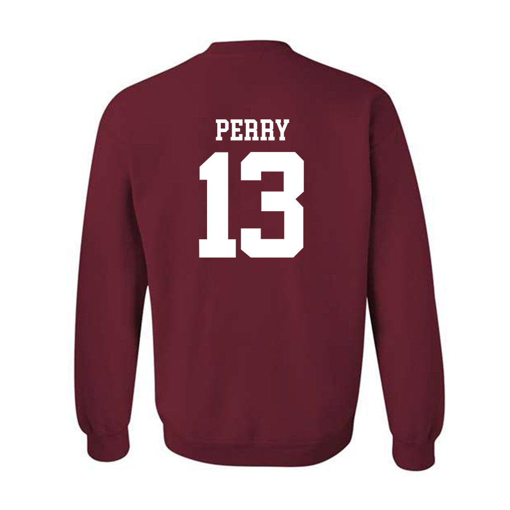 UMass - NCAA Football : Willl Perry - Generic Shersey Crewneck Sweatshirt-1