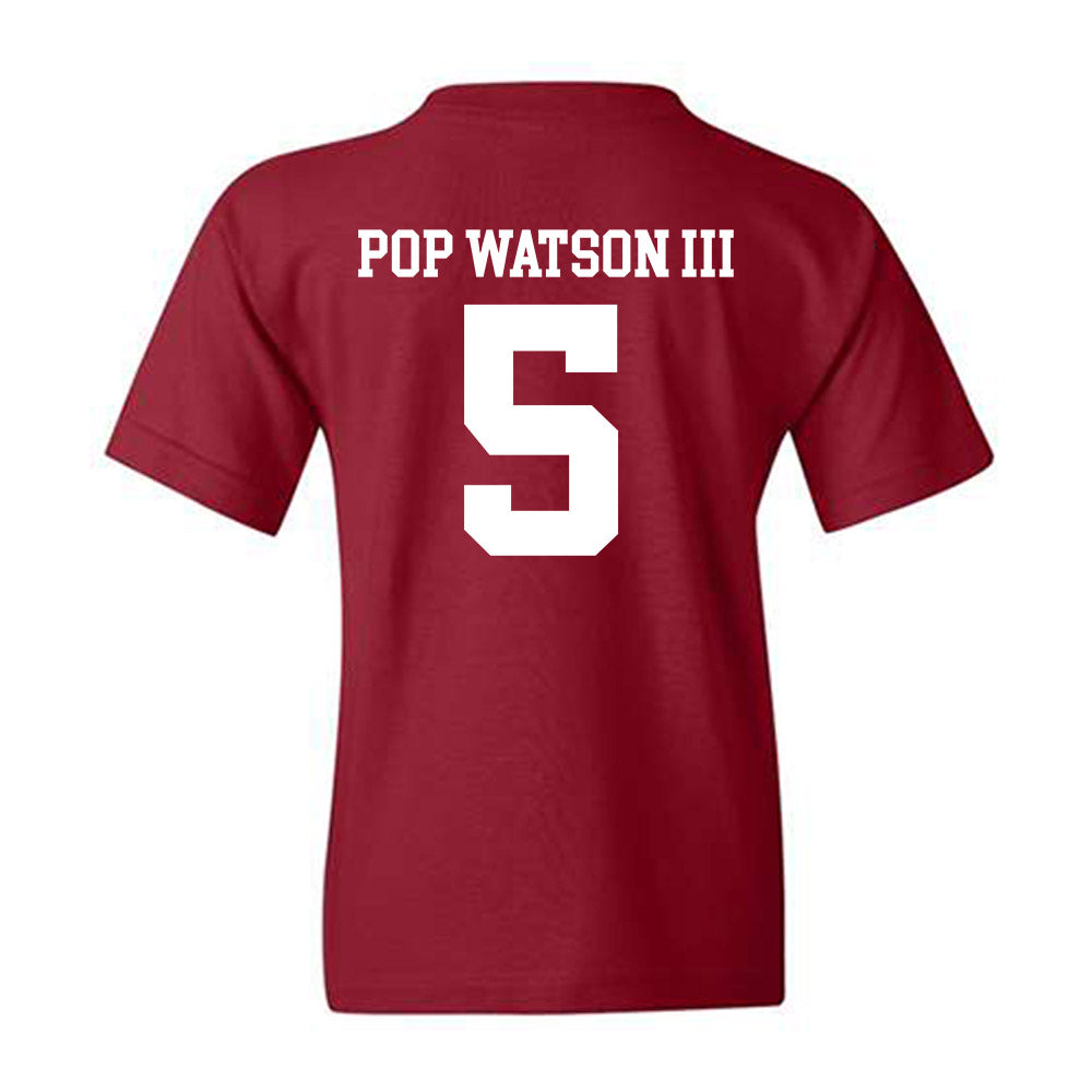 UMass - NCAA Football : William "Pop" Watson III - Generic Shersey Youth T-Shirt-1