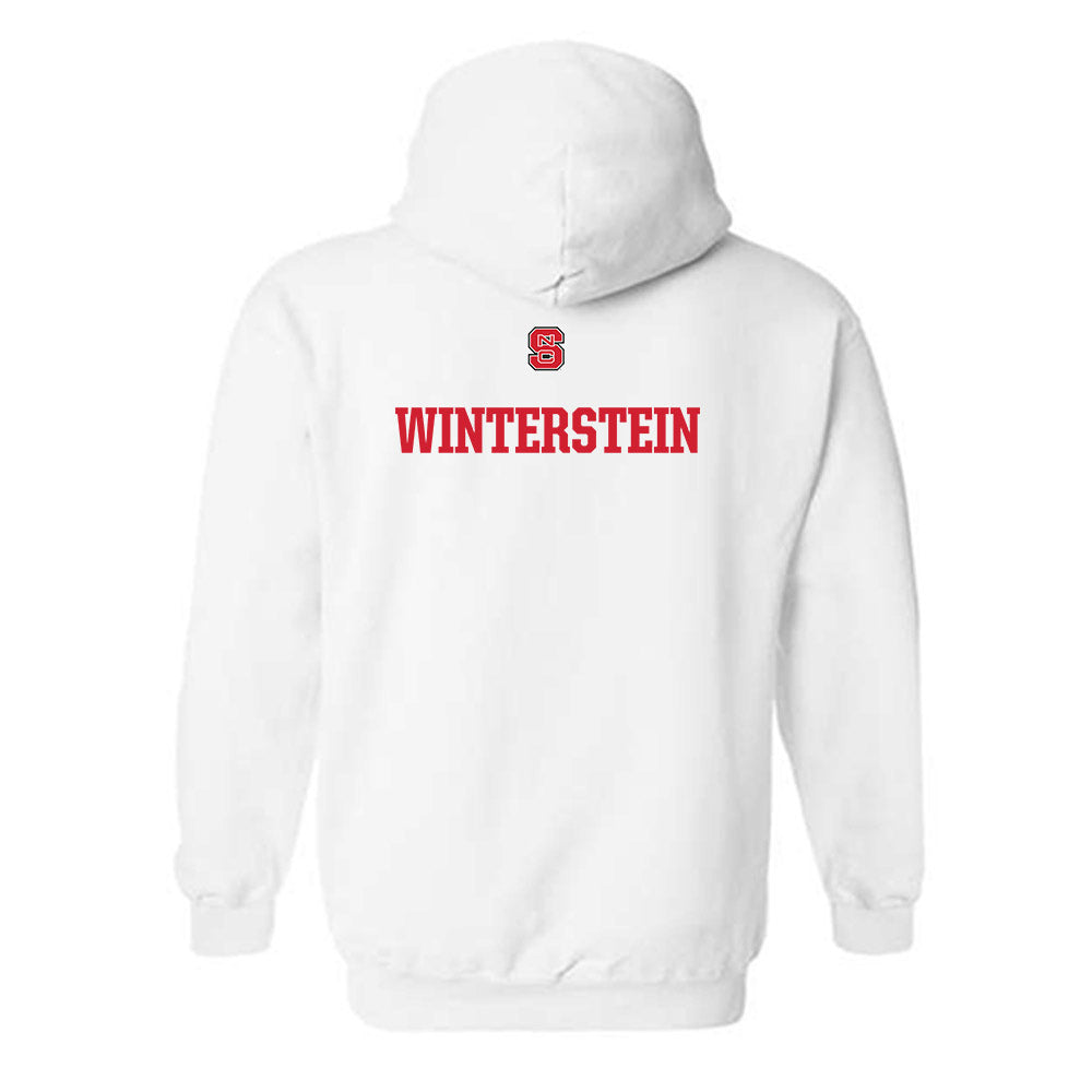 NC State - NCAA Wrestling : Pete Winterstein - Generic Shersey Hooded Sweatshirt-1