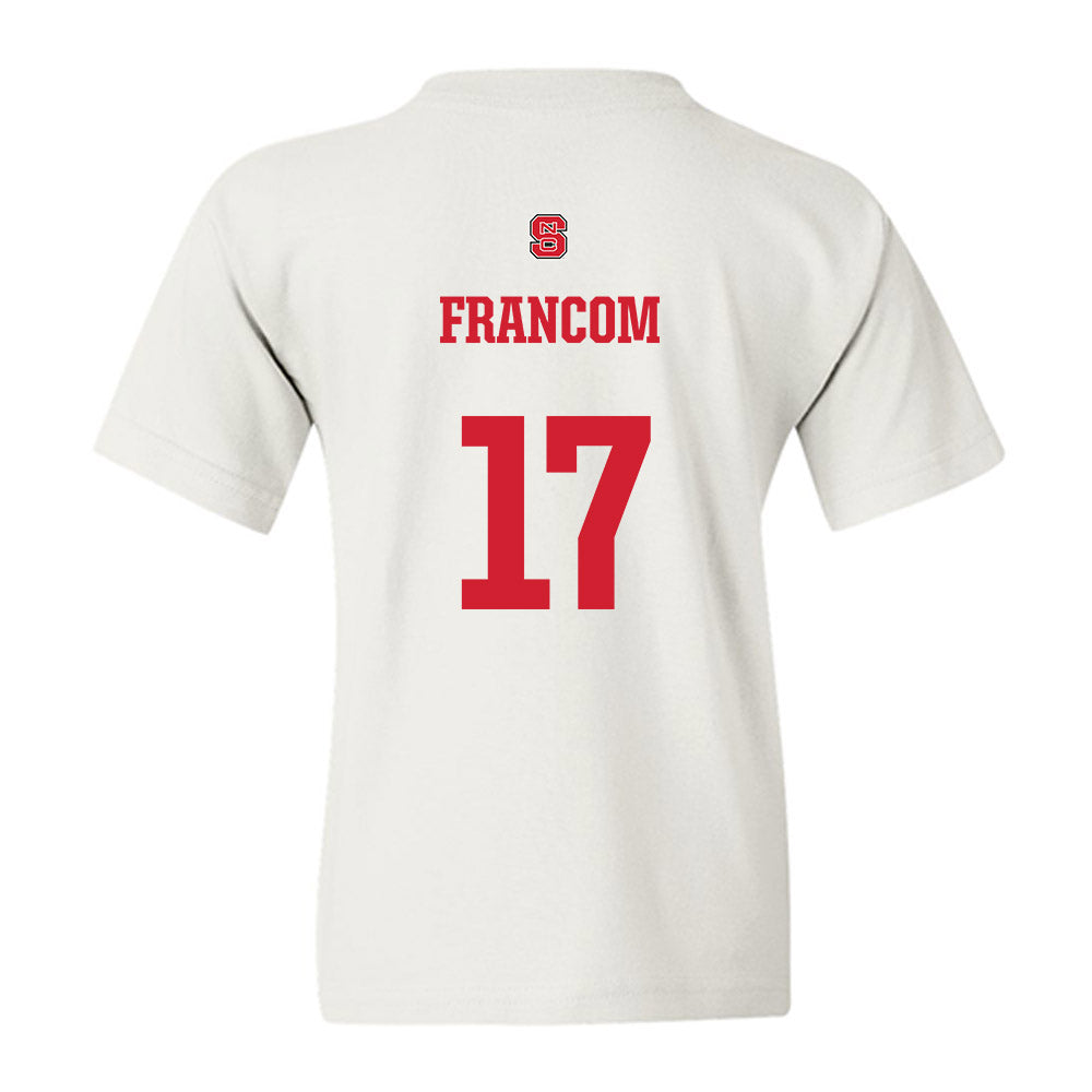 NC State - NCAA Women's Volleyball : Talia Francom - Generic Shersey Youth T-Shirt-1