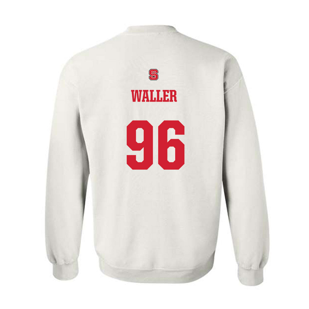 NC State - NCAA Football : Jackson Waller - Generic Shersey Crewneck Sweatshirt-1